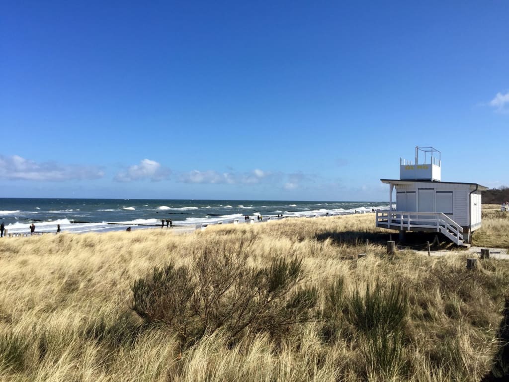 Strand Kühlungsborn im Winter